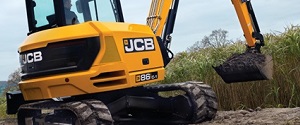 JCB compact excavator